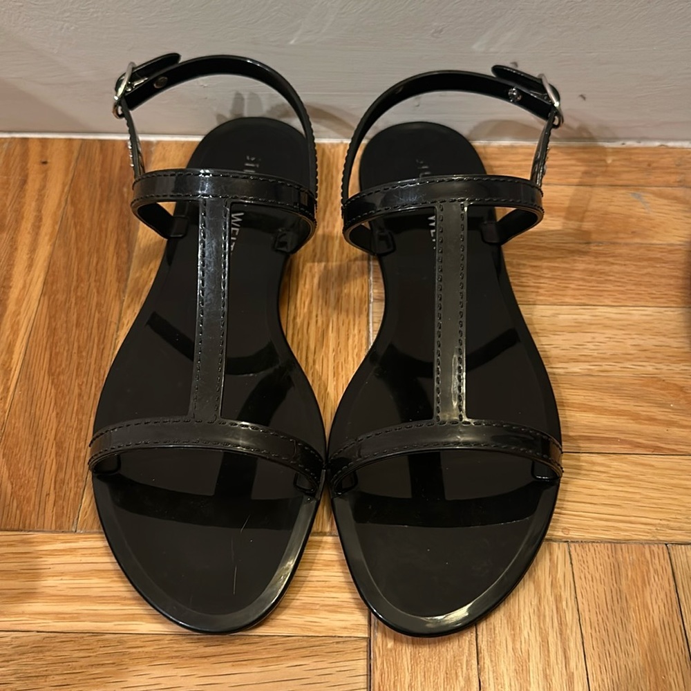 Stuart Weitzman Mellie Jelly Sandals